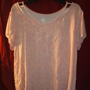 Pink relaxed fit blouse